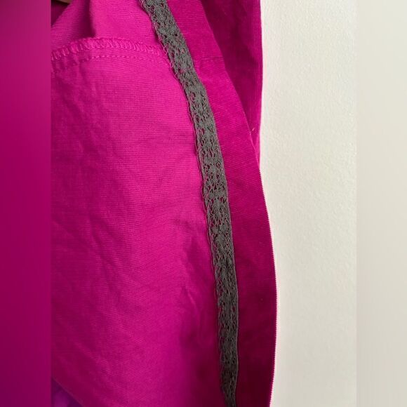 NWT Anthropologie HD In Paris Magenta Pink Suede Paca Halter Dress - Picture 16 of 16